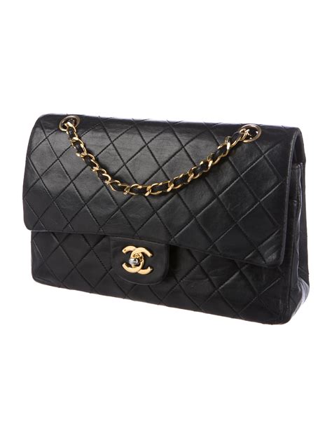 vintage chanel classic flap price|chanel classic double flap price.